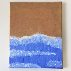 Home painted beach painting